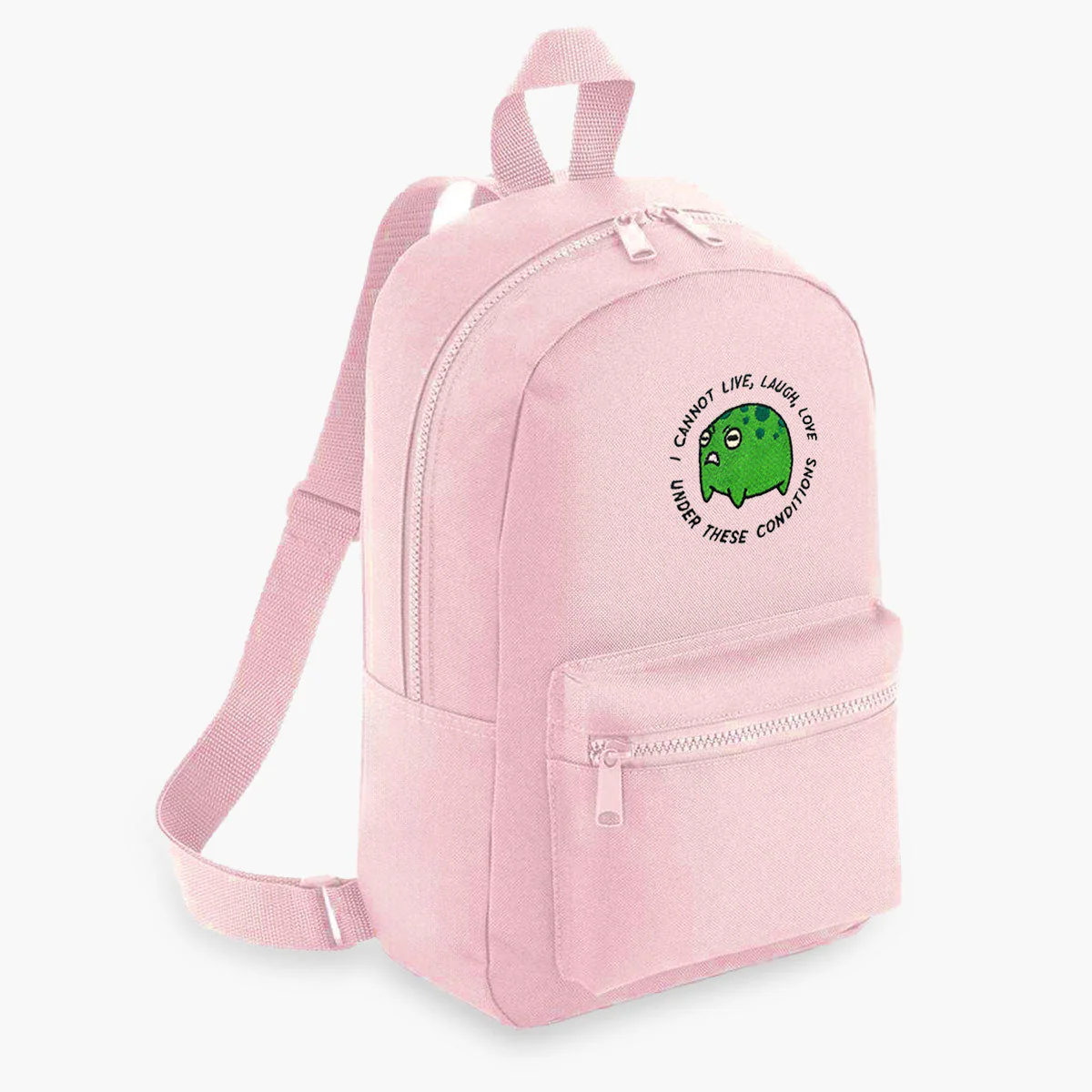 Angry Frog Embroidered Mini Backpack - Image 5