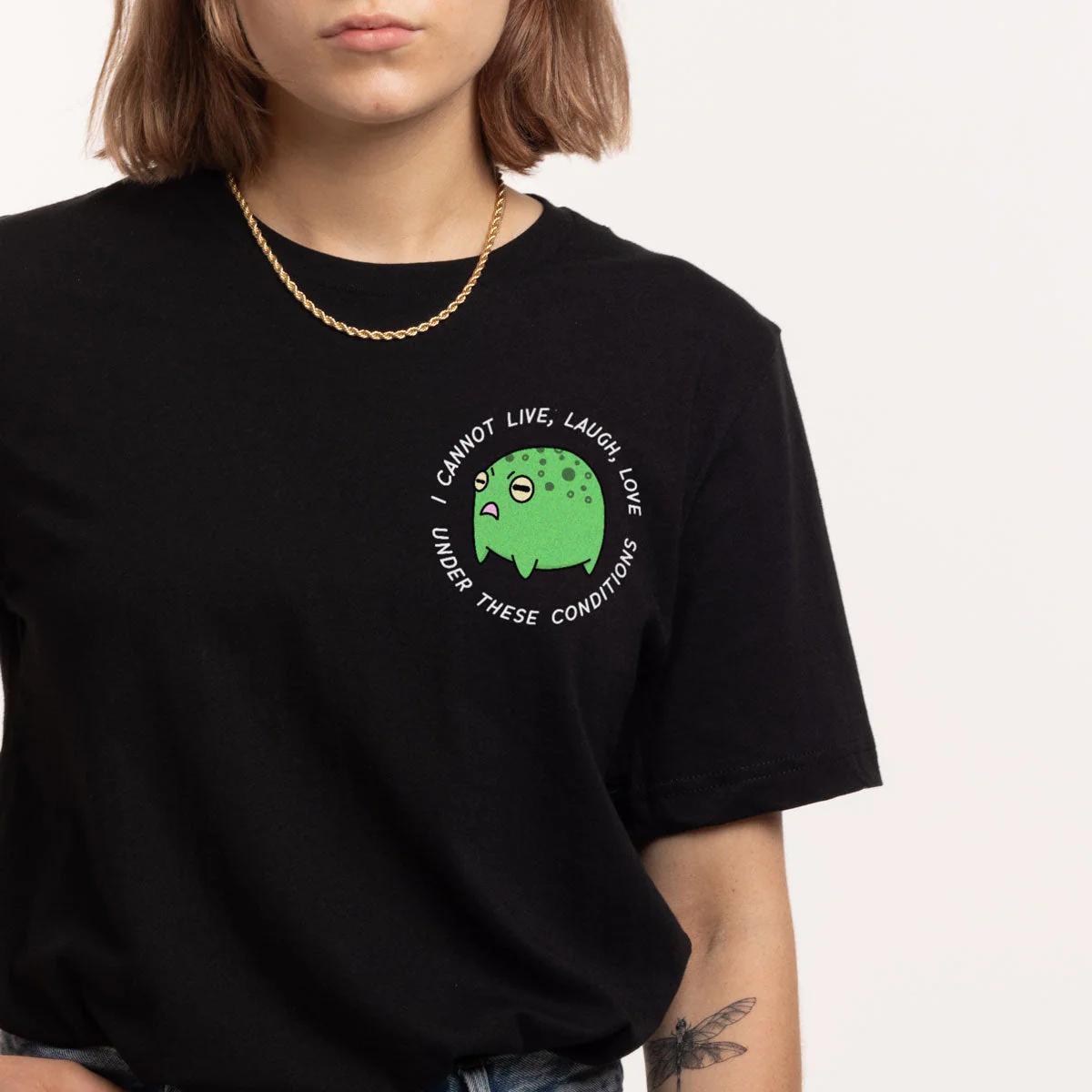 Angry Frog T-Shirt (Unisex) - Image 3