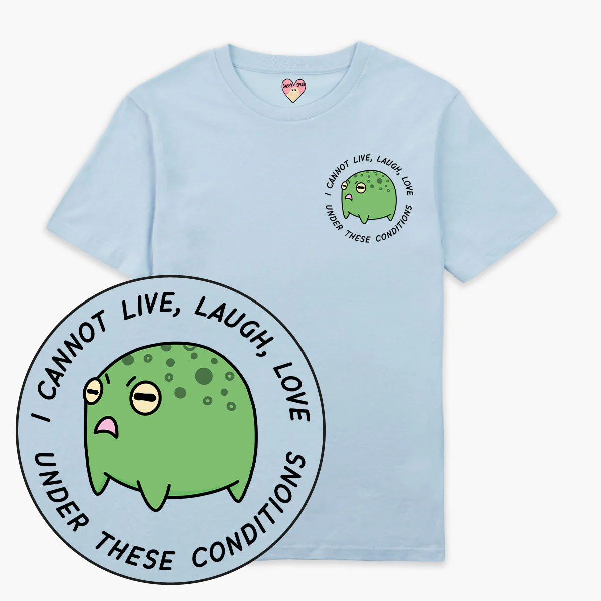 Angry Frog T-Shirt (Unisex) - Image 7