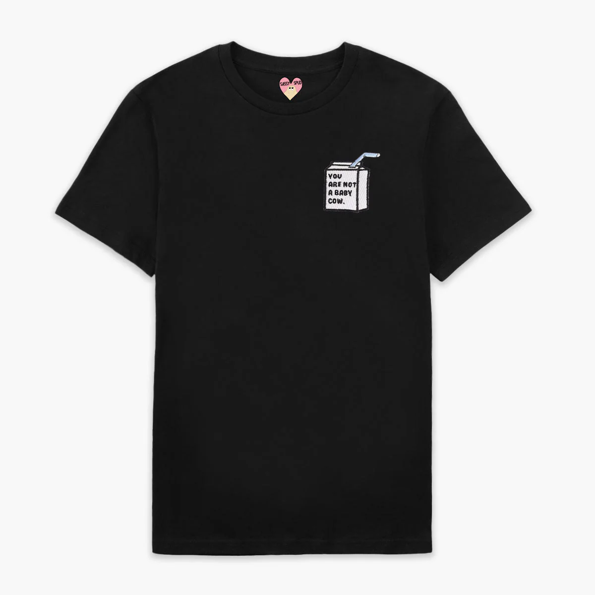 Baby Cow Embroidered T-Shirt (Unisex) - Image 3