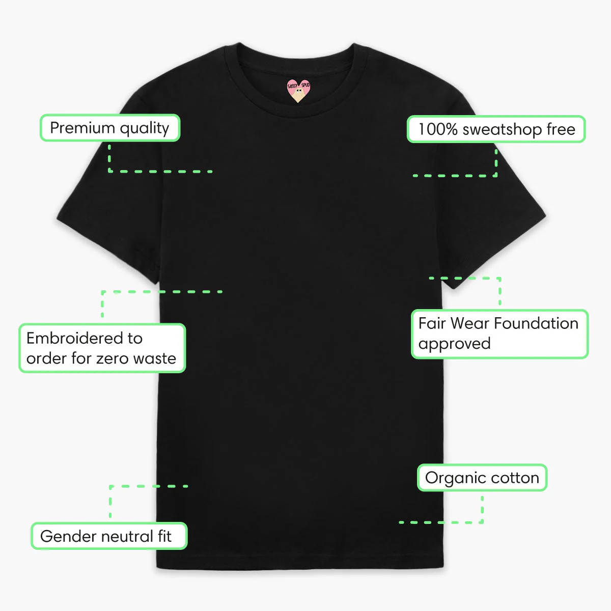 Eat Spaghetti Embroidered T-Shirt (Unisex) - Image 8