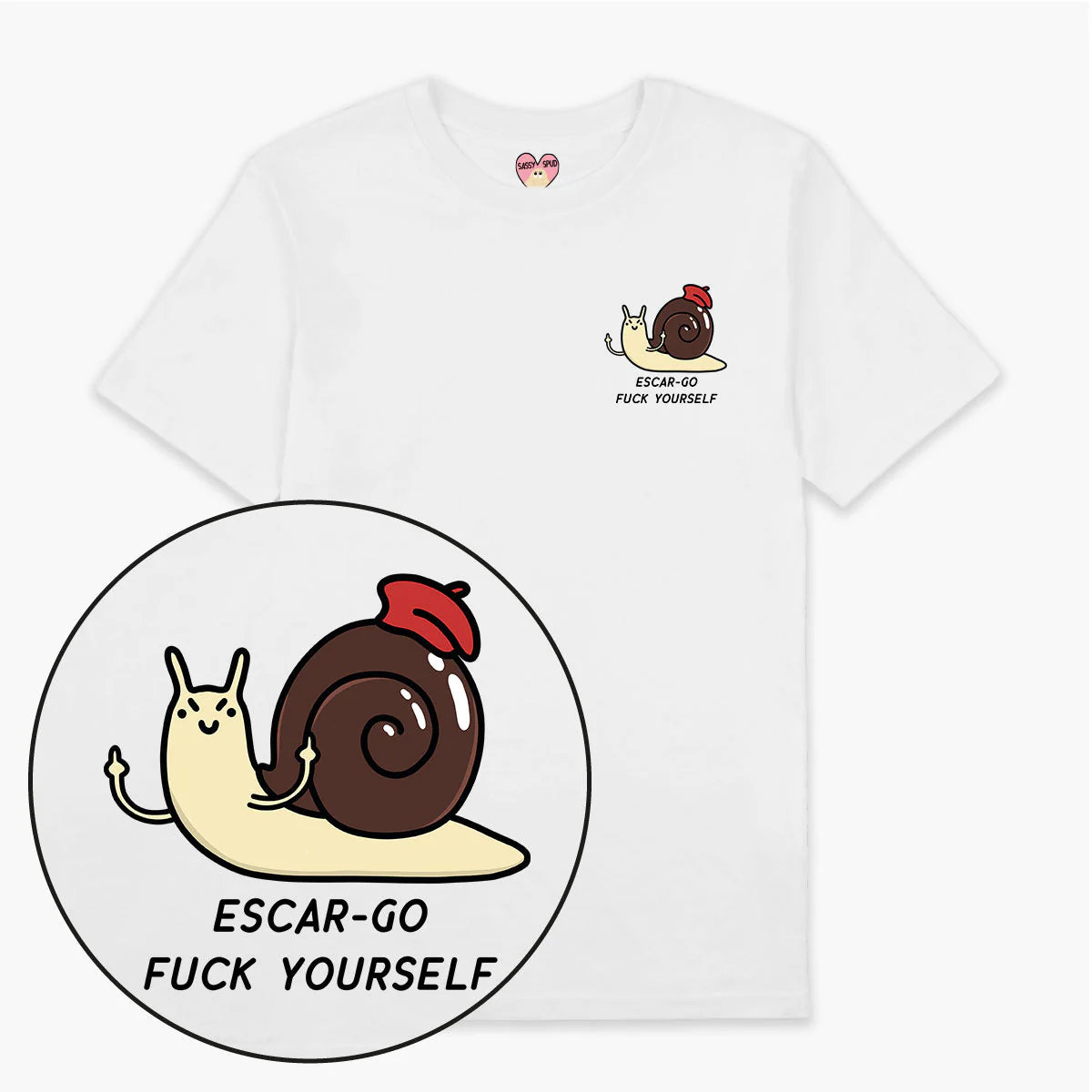 Escar-go F*ck Yourself T-Shirt (Unisex) - Image 4