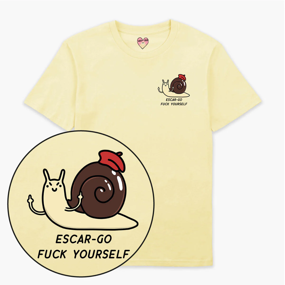 Escar-go F*ck Yourself T-Shirt (Unisex) - Image 6