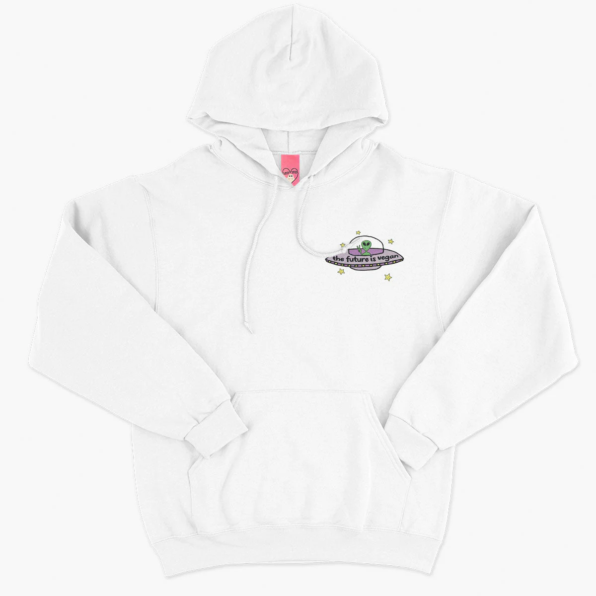 Future Is Vegan Embroidered Hoodie (Unisex) - Image 3