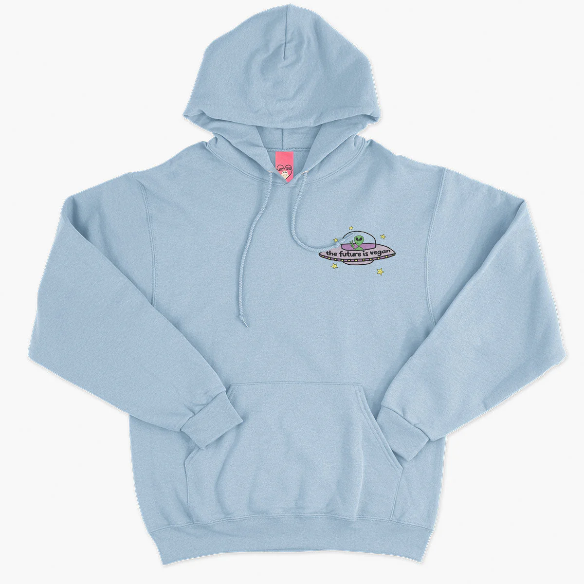 Future Is Vegan Embroidered Hoodie (Unisex) - Image 4