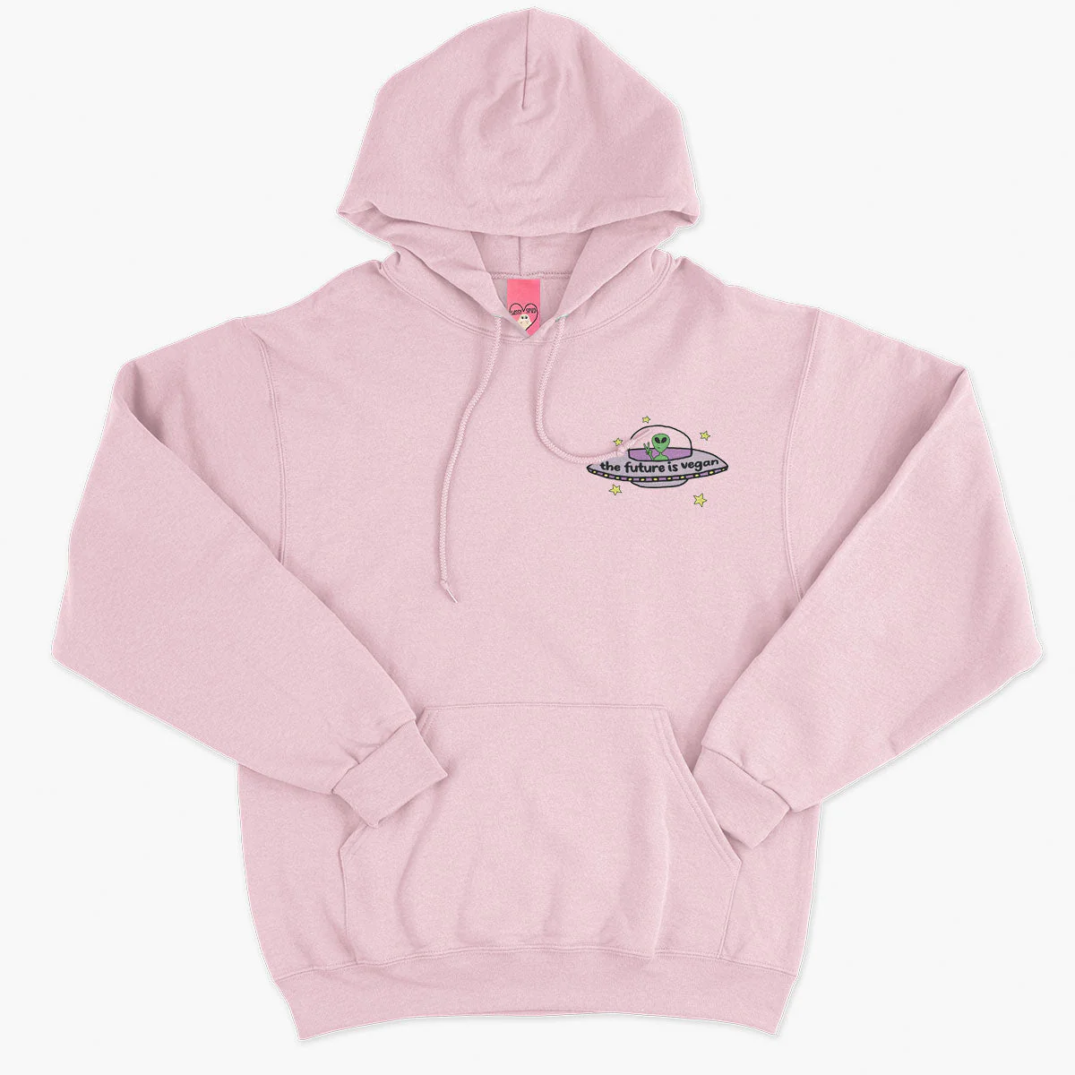 Future Is Vegan Embroidered Hoodie (Unisex) - Image 5