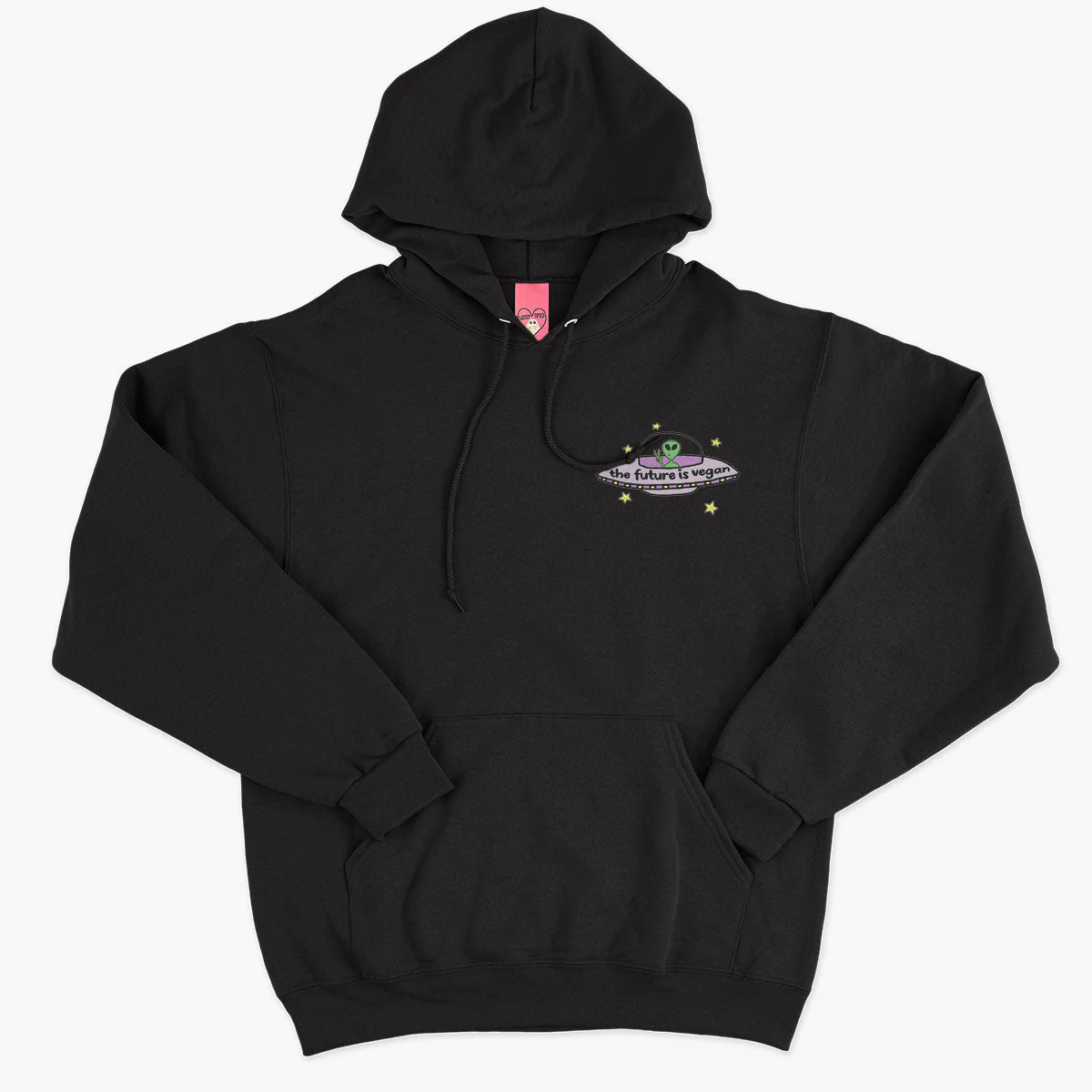 Future Is Vegan Embroidered Hoodie (Unisex) - Image 6