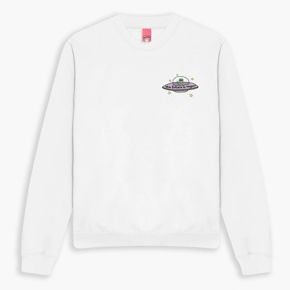 Future Is Vegan Embroidered Sweatshirt (Unisex) - Image 3
