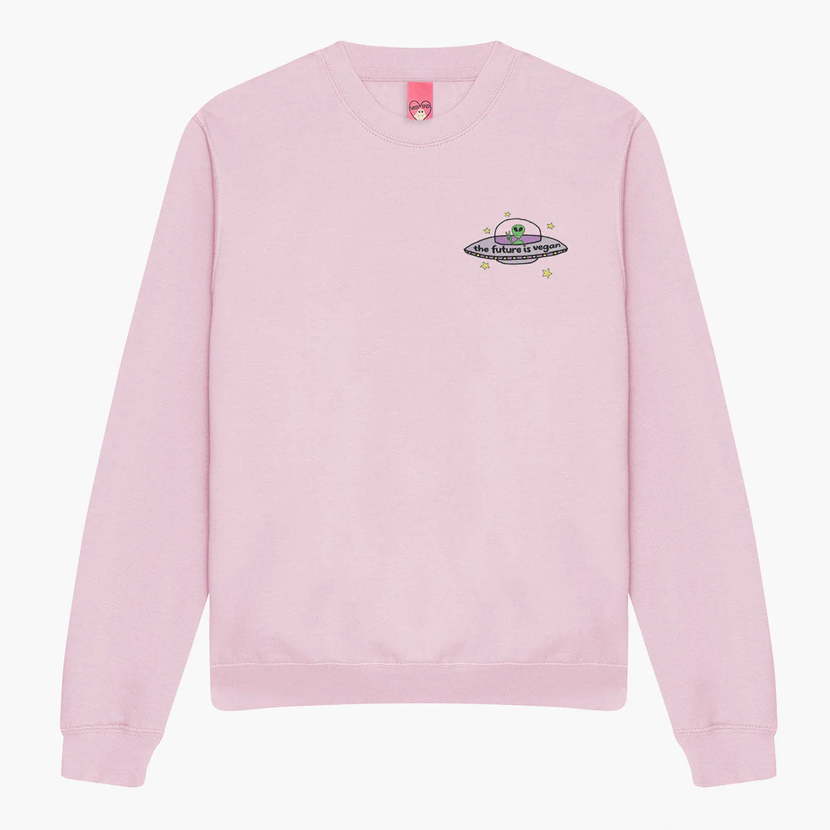 Future Is Vegan Embroidered Sweatshirt (Unisex) - Image 4