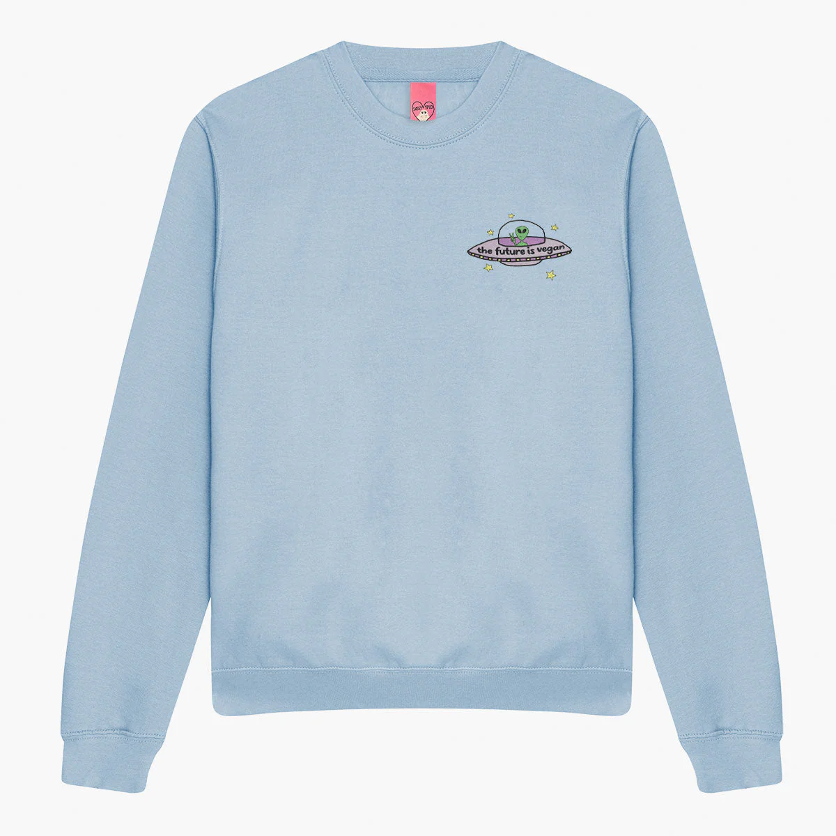 Future Is Vegan Embroidered Sweatshirt (Unisex) - Image 5