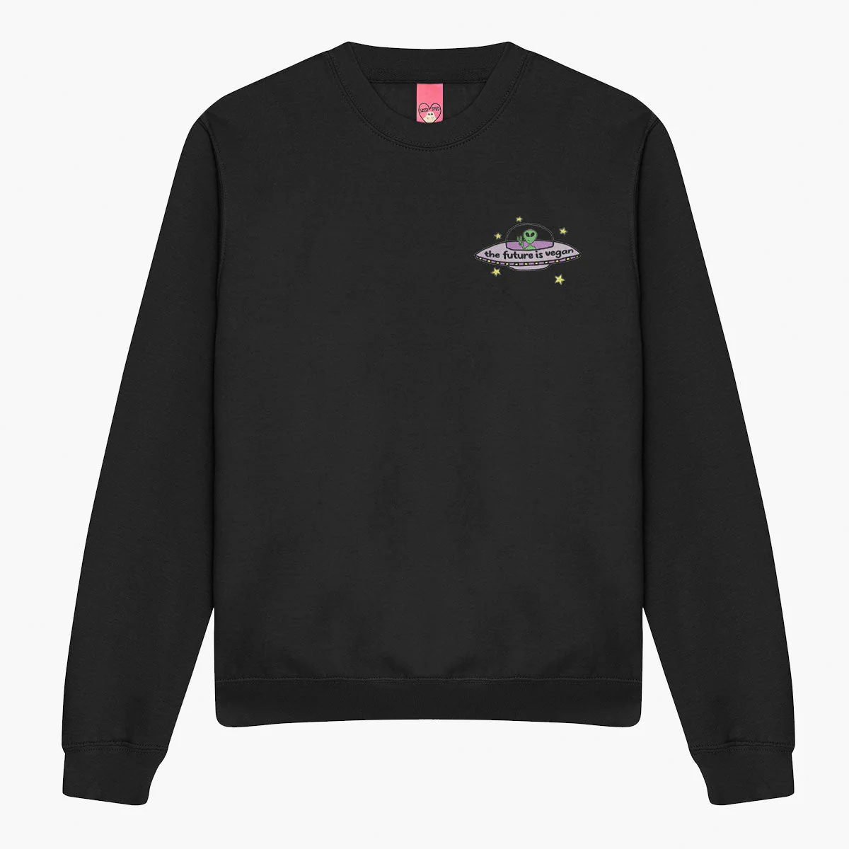 Future Is Vegan Embroidered Sweatshirt (Unisex) - Image 6