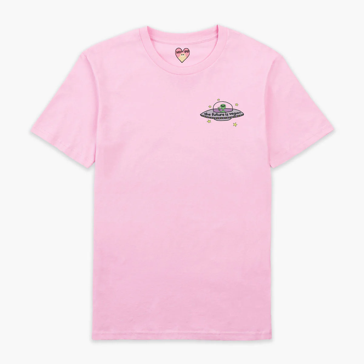 Future Is Vegan Embroidered T-Shirt (Unisex) - Image 4