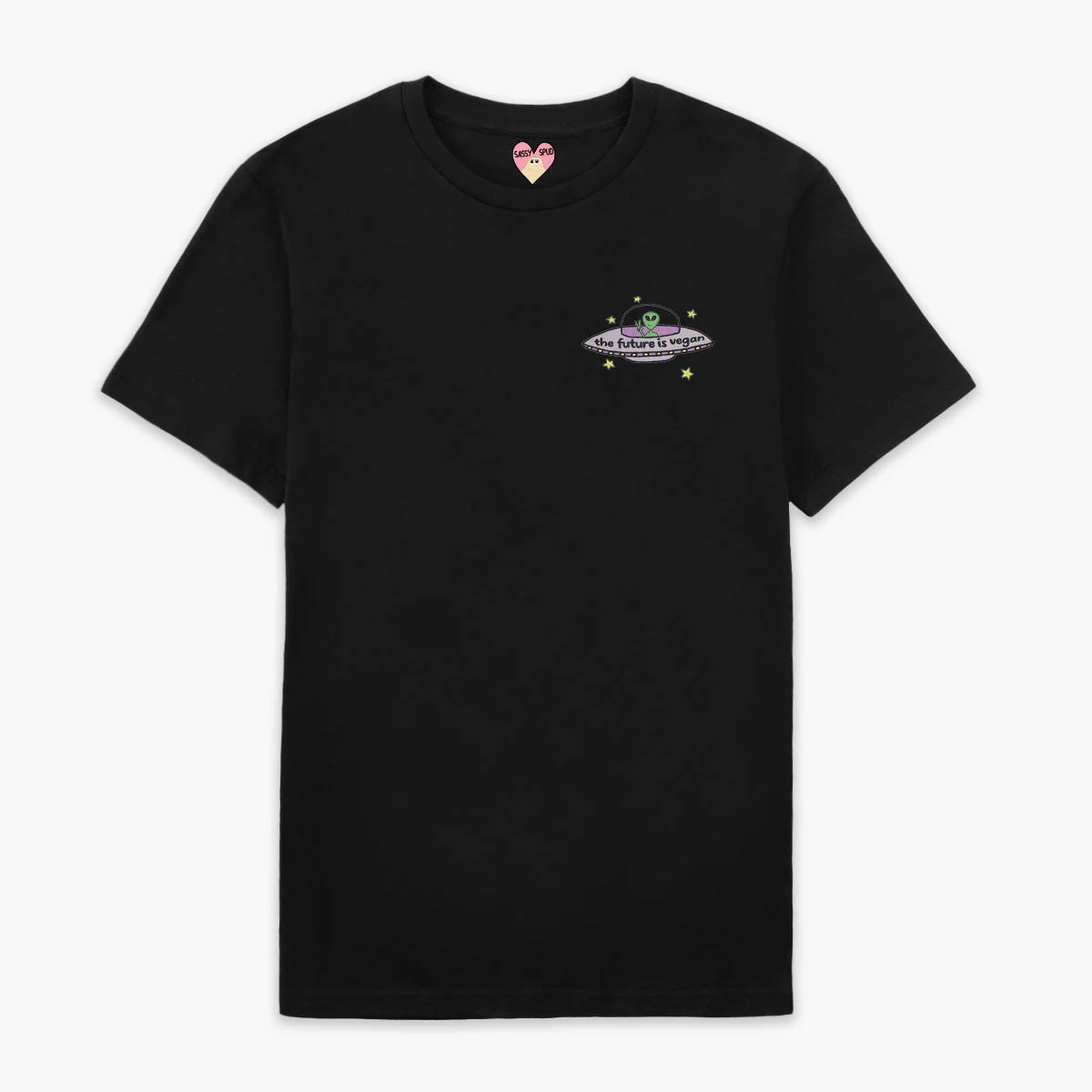 Future Is Vegan Embroidered T-Shirt (Unisex) - Image 7