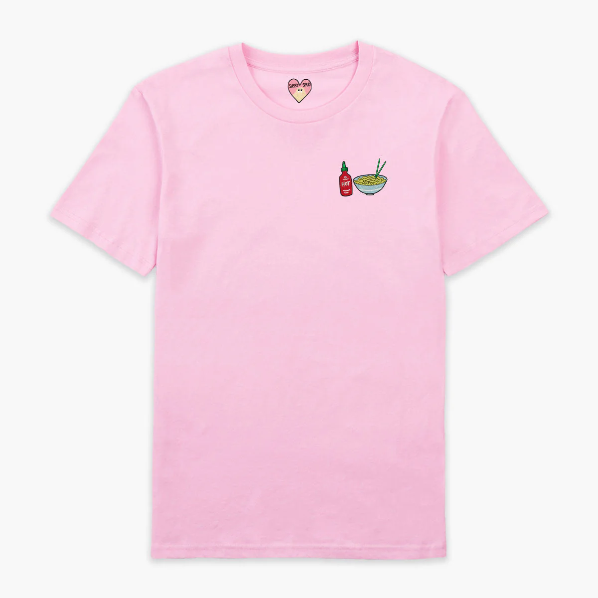 Hot Noodles Embroidered T-Shirt (Unisex) - Image 3