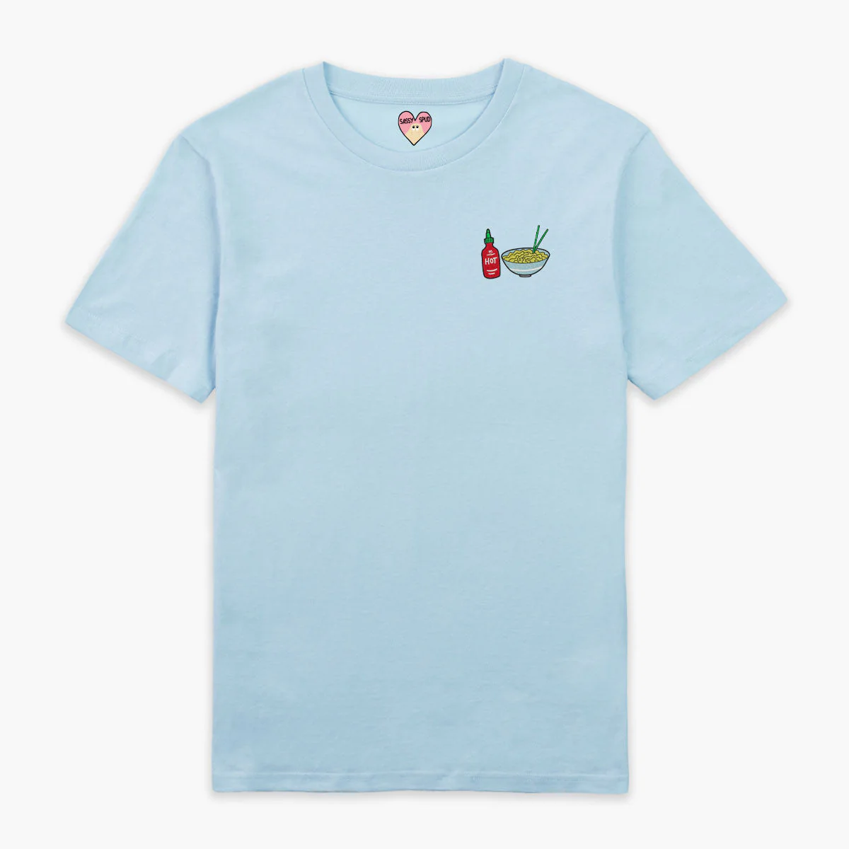 Hot Noodles Embroidered T-Shirt (Unisex) - Image 4