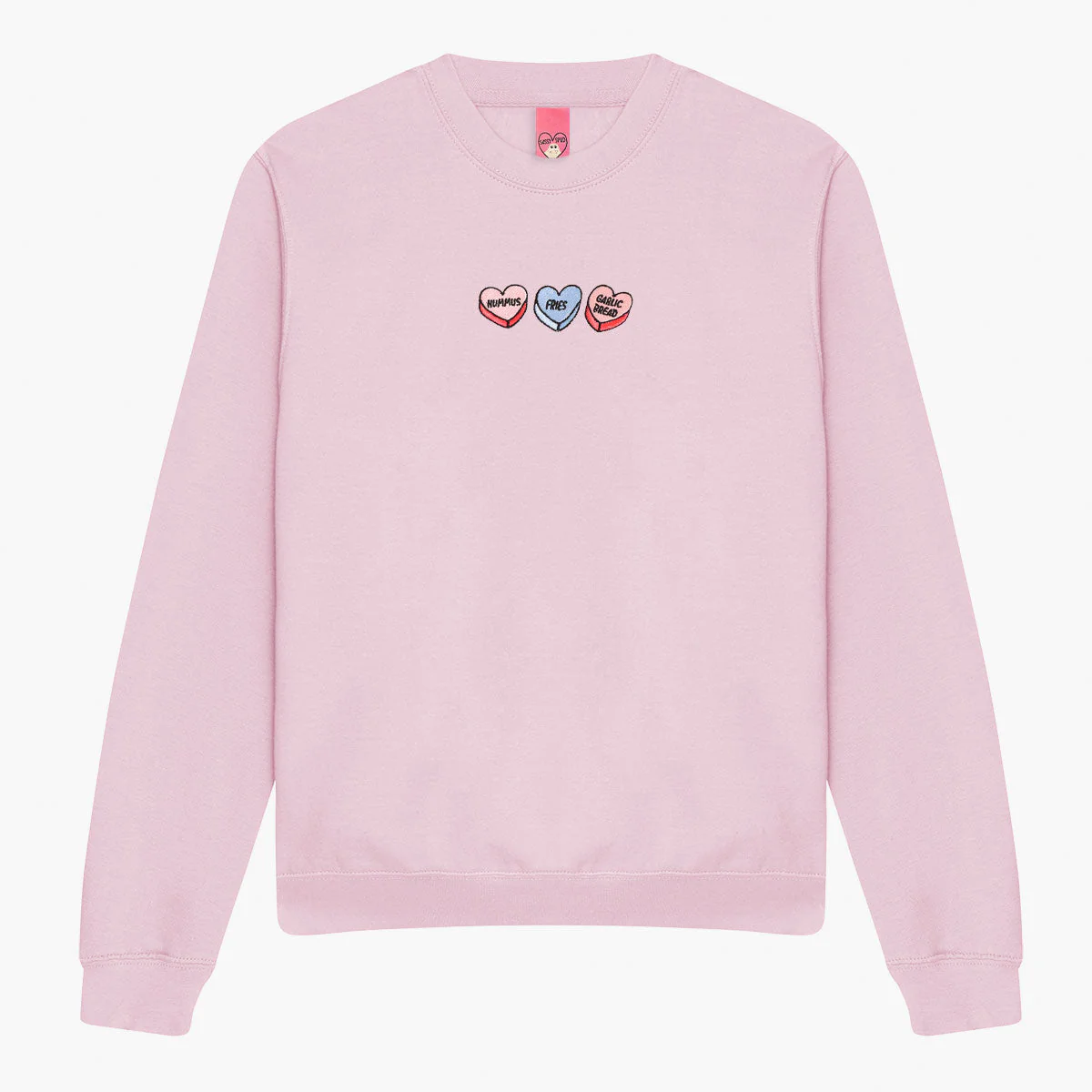 Love Hearts Embroidered Sweatshirt (Unisex) - Image 3