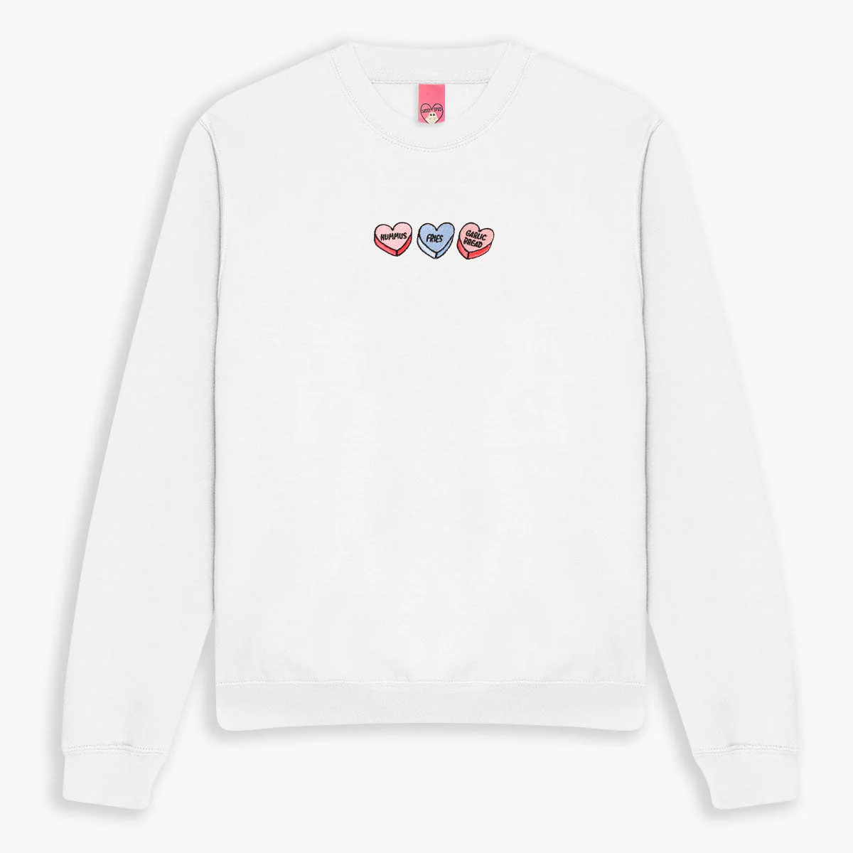 Love Hearts Embroidered Sweatshirt (Unisex) - Image 5