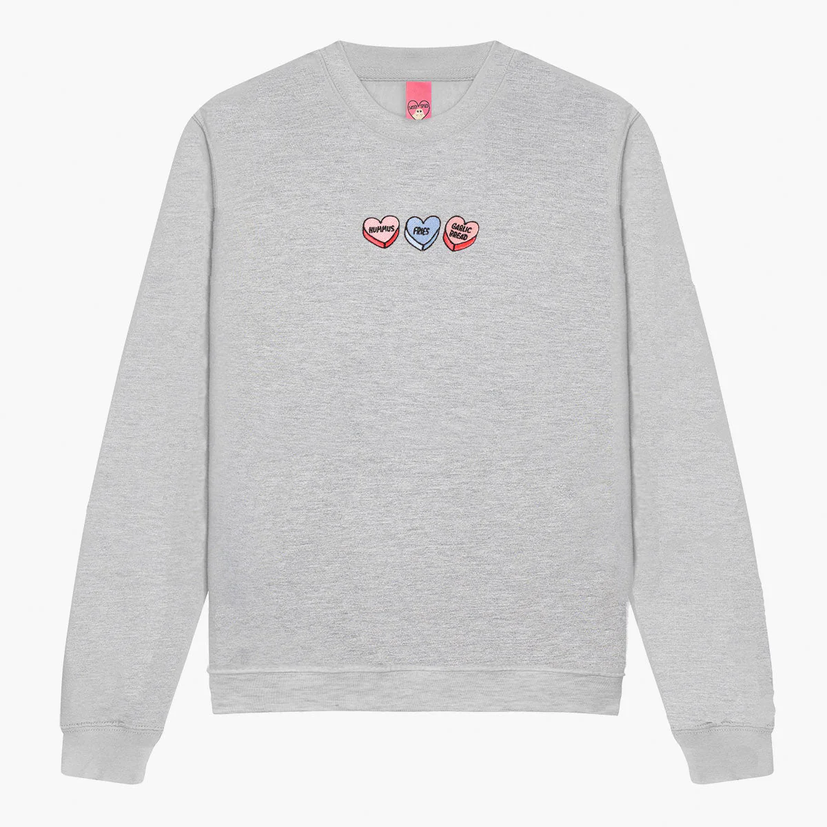 Love Hearts Embroidered Sweatshirt (Unisex) - Image 6