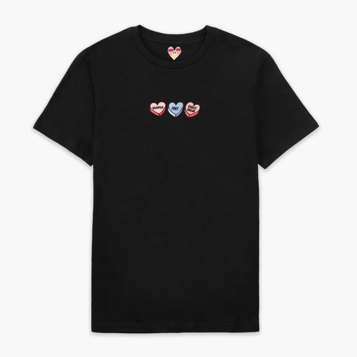 Love Hearts Embroidered T-Shirt (Unisex) - Image 5
