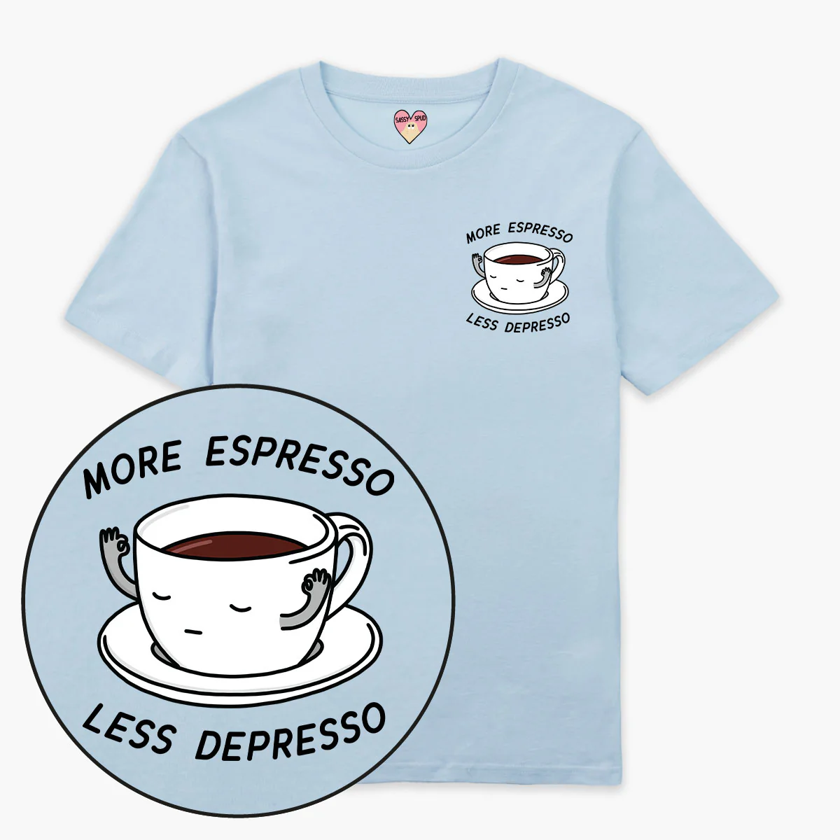 More Espresso Less Depresso T-Shirt (Unisex) - Image 5