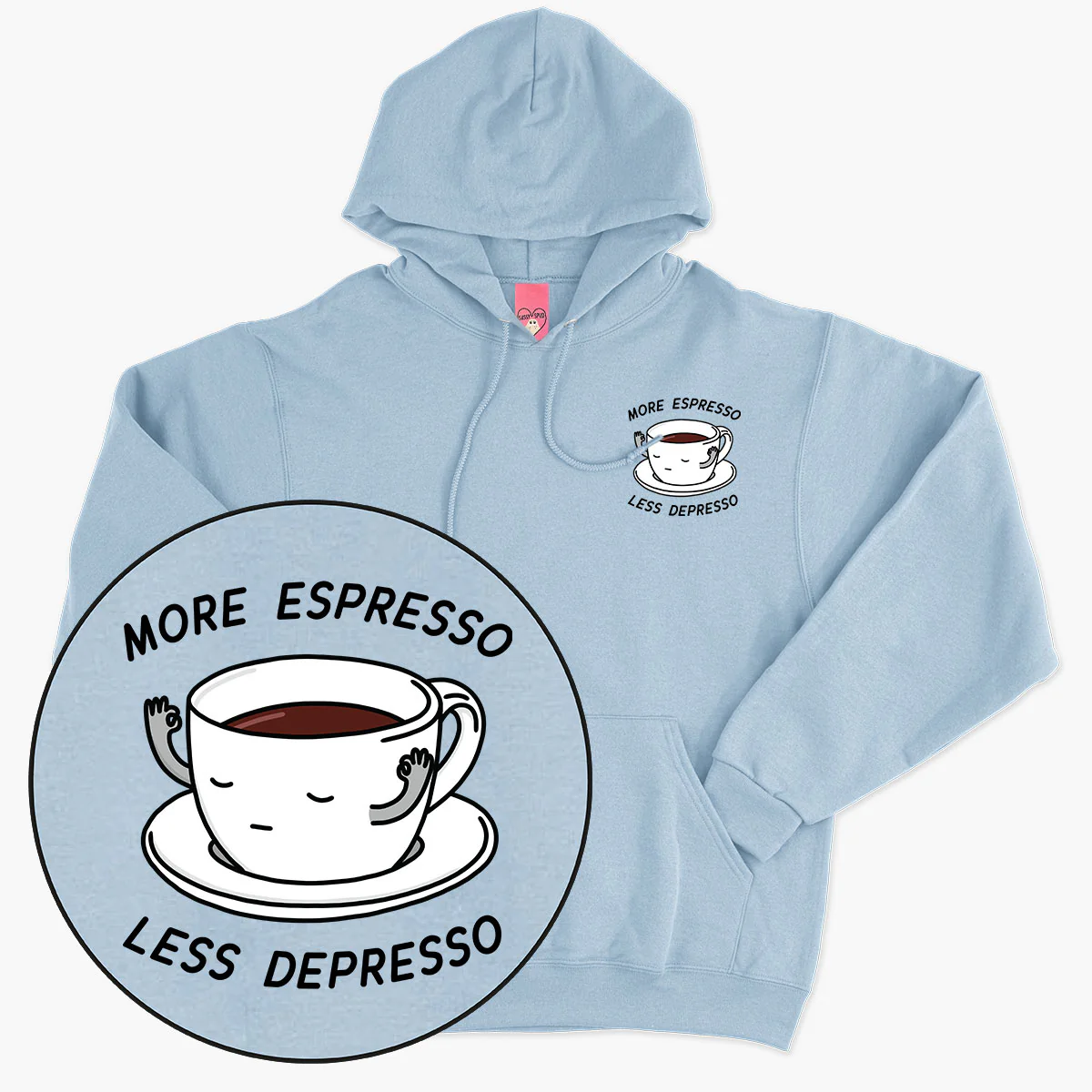 More Espresso Less Depresso Hoodie (Unisex) - Image 5