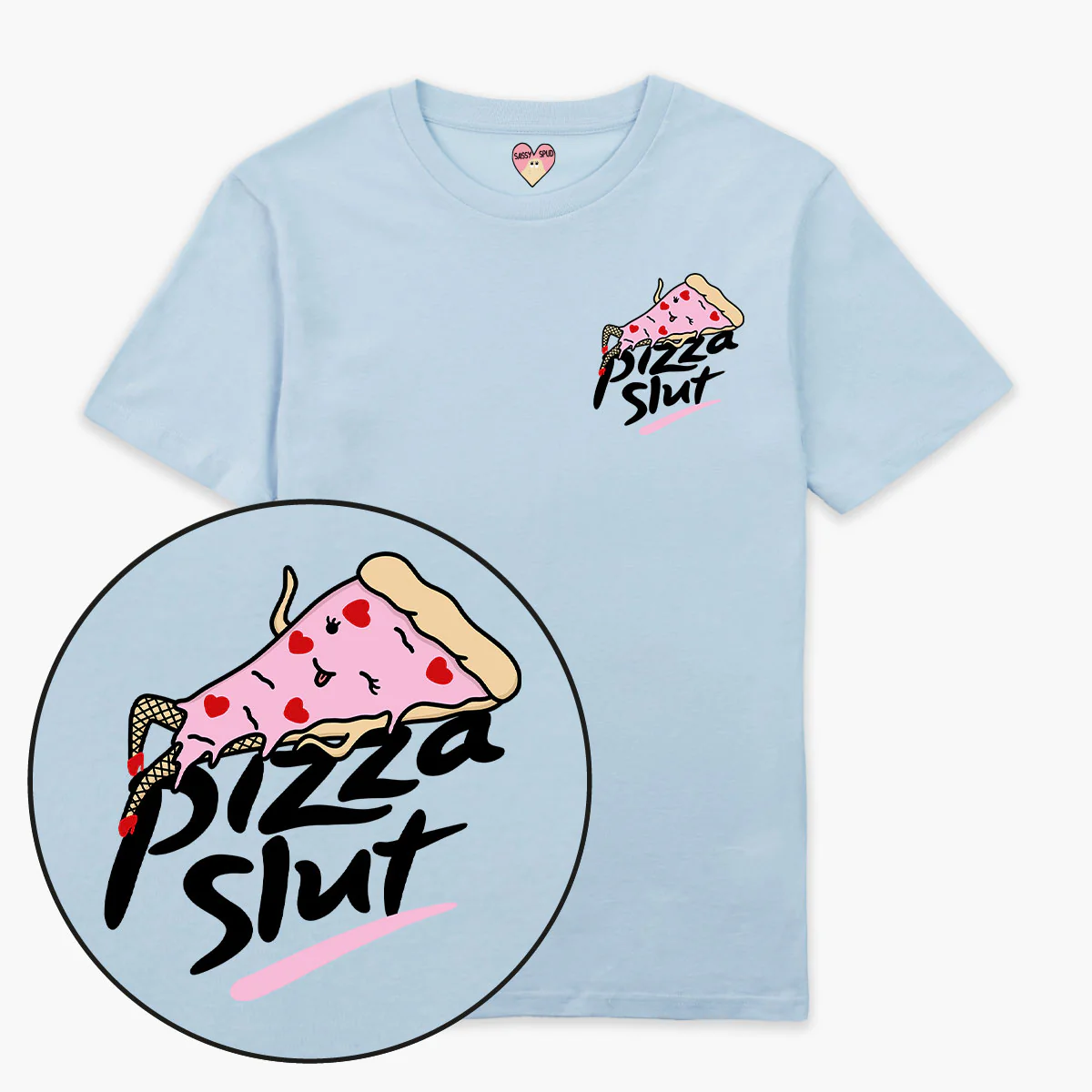 Pizza Slut T-Shirt (Unisex) - Image 3