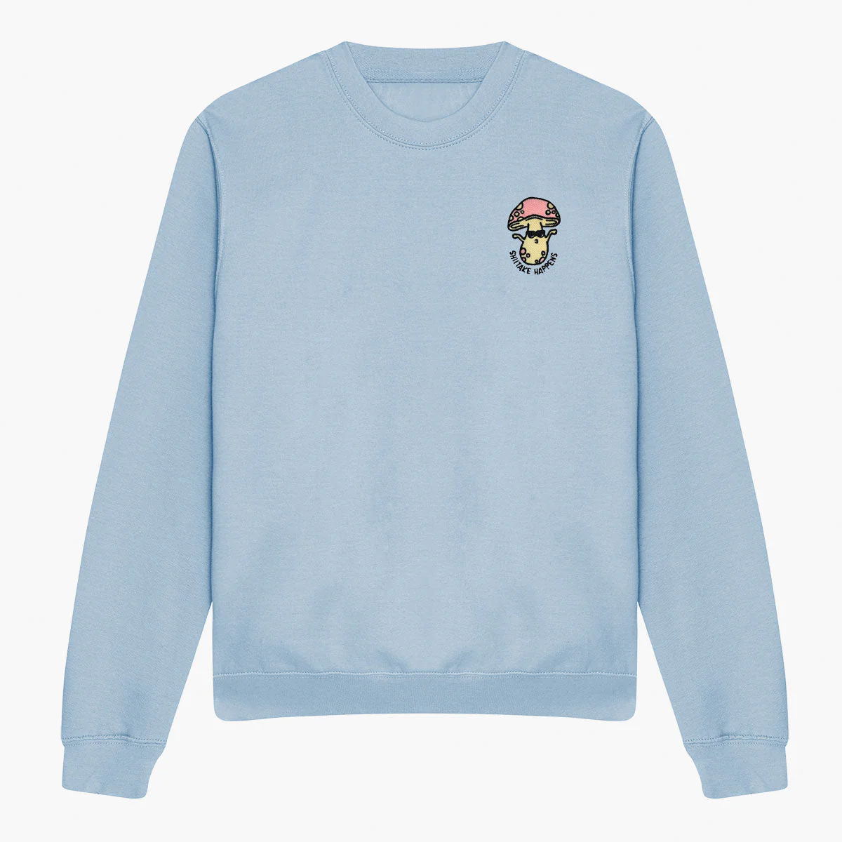 Shitake Happens Embroidered Sweatshirt (Unisex) - Image 4